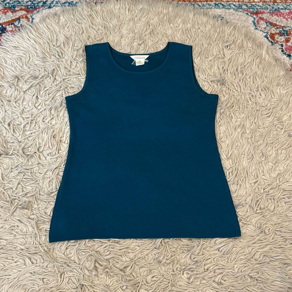 Misook sleeveless blouse size large